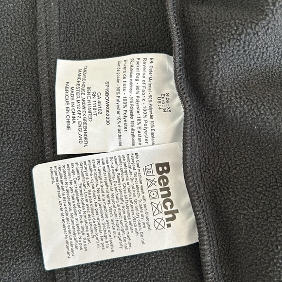 Bench Women's Black Jacket in good condition πποΈ - Picture 8 of 9